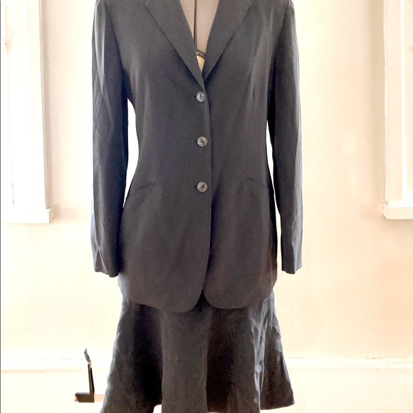 JONES NY Pants - Jones NY, 3 Piece Silk Suit, Size 4